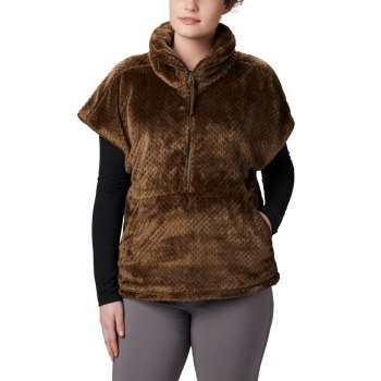 Columbia Fire Side III Sherpa Shrug, Chamarras Verde Oliva Para Mujer | 793645-XMG